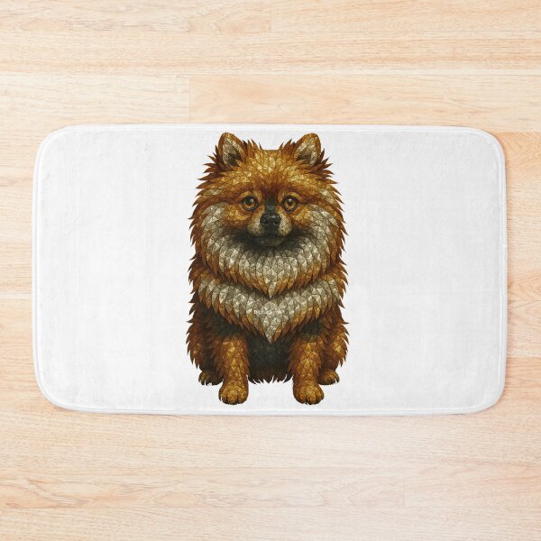 Item preview, Gemstone Mosaic Pomeranian Portrait designed and sold by DigitalGemArt.