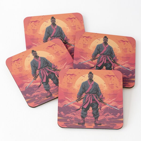 Item preview, Two Swords Samurai Sunset designed and sold by GrinGalore.