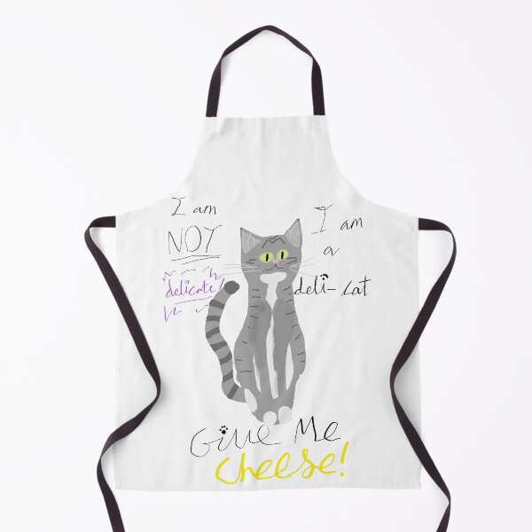Item preview, I Am Not Delicate - I Am Deli-Cat designed and sold by Silly Cats Being Silly.