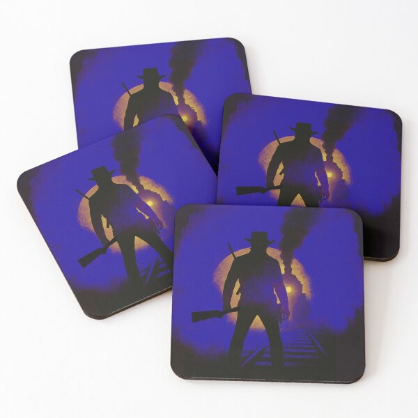 Item preview, Outlaw Train Standoff - Midnight Edition designed and sold by BearnieB.