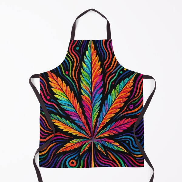 Item preview, Psychedelic Rainbow Leaf Art designed and sold by ParadisePosters.