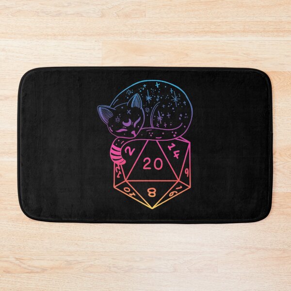 Item preview, D20 Cat Rainbow Dnd Dice. designed and sold by nahlgreiw.