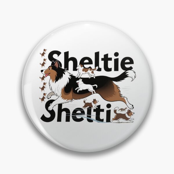 Item preview, Sheltie with Sheltie designed and sold by forget45studio.