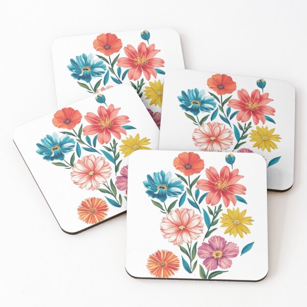 Item preview, Vibrant Floral Bouquet – Colorful Mix of Flowers in Bloom designed and sold by ArtBySylvia.