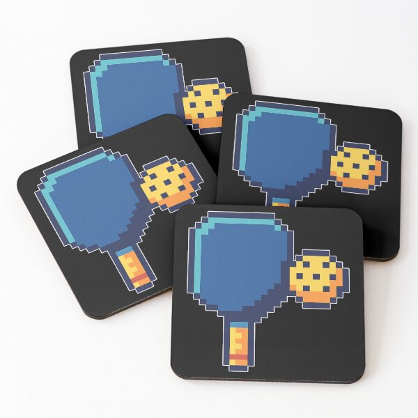 Item preview, Pixel Art Pickleball Paddle and Ball designed and sold by Graphics4X.