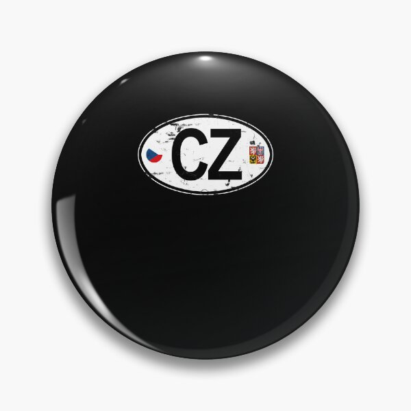 Item preview, Czech Republic Oval Country Code Decal (1) designed and sold by baconkoeing.