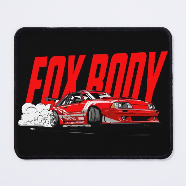 Item preview, Red Foxbody Mustang designed and sold by BronArtworks.