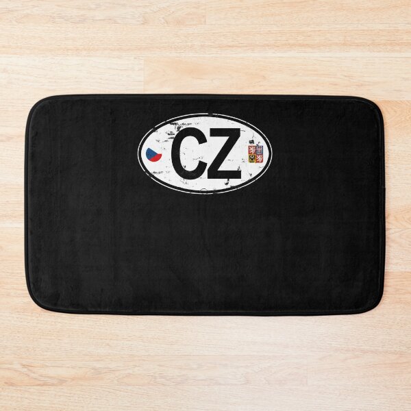 Item preview, Czech Republic Oval Country Code Decal designed and sold by baconkoeing.