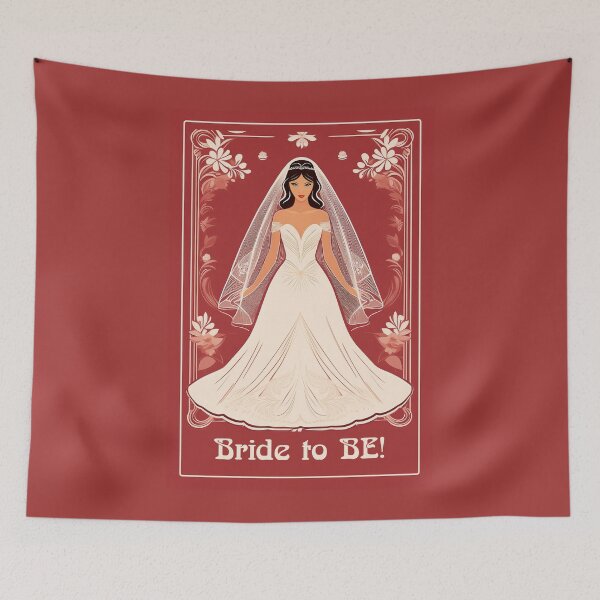 Item preview, Bride to BE! Vintage Poster designed and sold by FlosArtPrintShop.