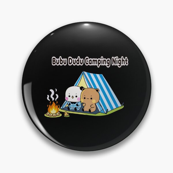 Item preview, BUBU DUDU CAMPING NIGHT : Adorable Engagement Art | Kawaii Wedding Decor designed and sold by FEBRICAST.
