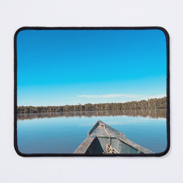 Item preview, Canoe in Lake Sandoval under the clear blue sky.  designed and sold by ninjapineapple.