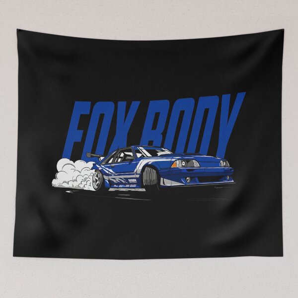 Item preview, Fox body Mustang Blue designed and sold by BronArtworks.