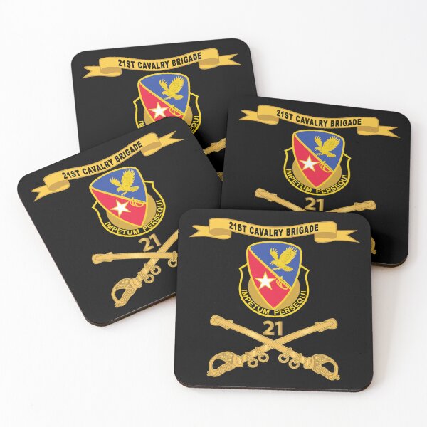 Item preview, Army  - 21st Cavalry Brigade - DUI w Br - Ribbon X 300 designed and sold by Military Insignia Products.