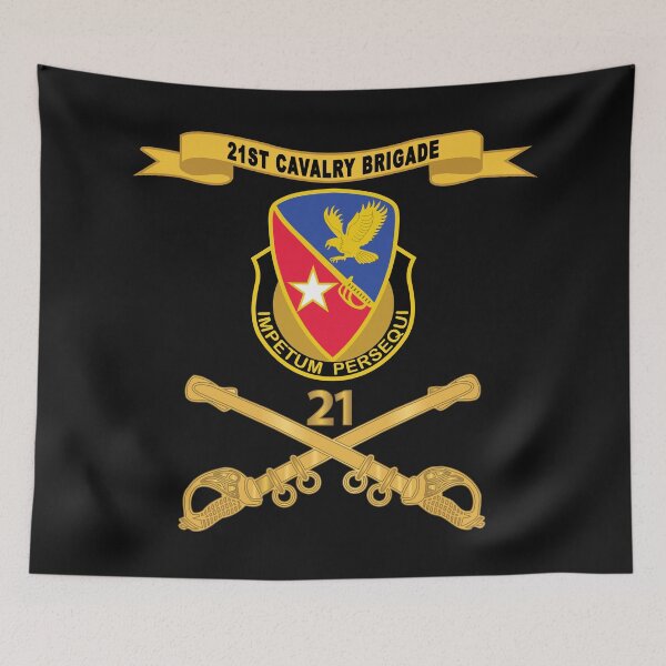 Item preview, Army  - 21st Cavalry Brigade - DUI w Br - Ribbon X 300 designed and sold by Military Insignia Products.