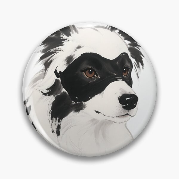 Item preview, Border Collie Ink Painting Close-up designed and sold by forget45studio.