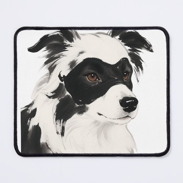 Item preview, Border Collie Ink Painting Close-up designed and sold by forget45studio.