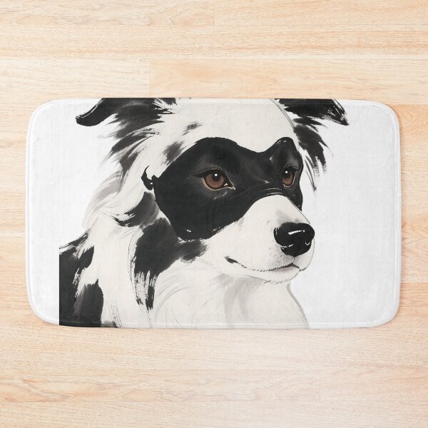 Item preview, Border Collie Ink Painting Close-up designed and sold by forget45studio.