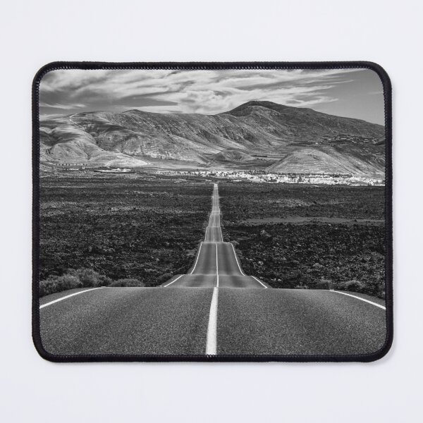 Item preview, Lanzarote Long Road in Black and White designed and sold by iCimages.net.