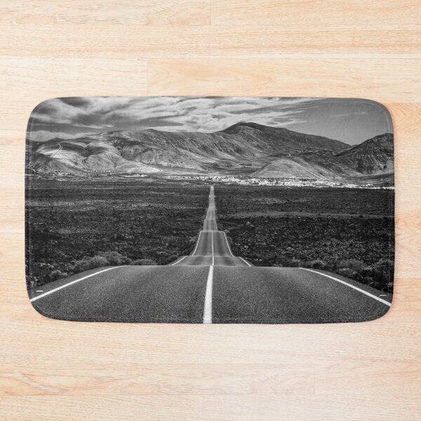Item preview, Lanzarote Long Road in Black and White designed and sold by iCimages.net.