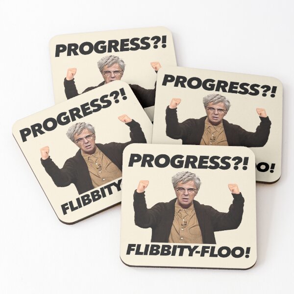 Item preview, Progress?! Flibbity-Floo - Grumpy Old Man SNL designed and sold by darklordpug.