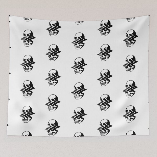 Item preview, Skull with Zigzag Pattern – Bold Artistic Design designed and sold by darkskinbender.