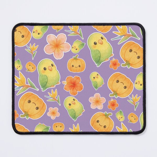 Item preview, Autumn Pumpkin Parrot – Cute Tropical Fall Bird Illustration designed and sold by Sugar Wisdom .