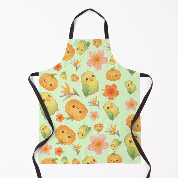 Item preview, Autumn Pumpkin Parrot – Cute Tropical Fall Bird Illustration designed and sold by Sugar Wisdom .