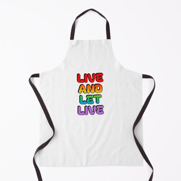 Item preview, Live and let live LGBT Rainbow designed and sold by Inspirationmotivation.