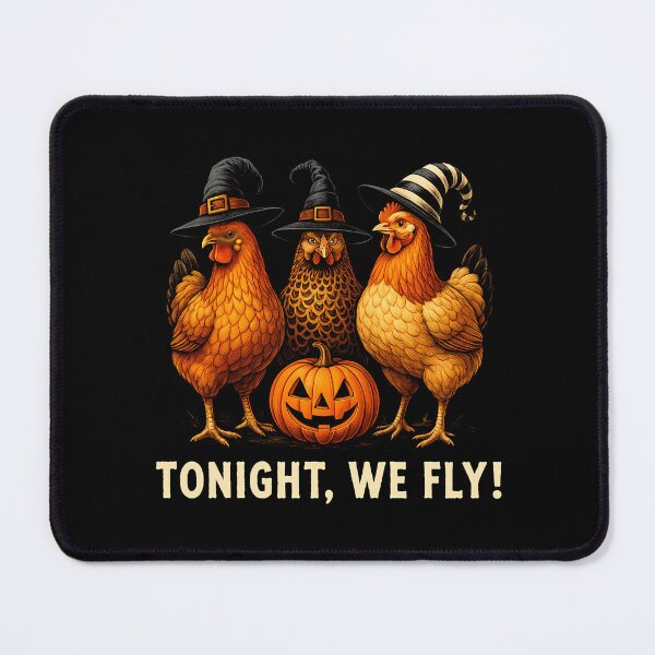 Item preview, Funny Witch Chickens Tonight We Fly Halloween designed and sold by chung2525.