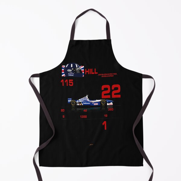 Item preview, Damon Hill - F1 Stats With Car  Helmet Design designed and sold by macolaseldeny.