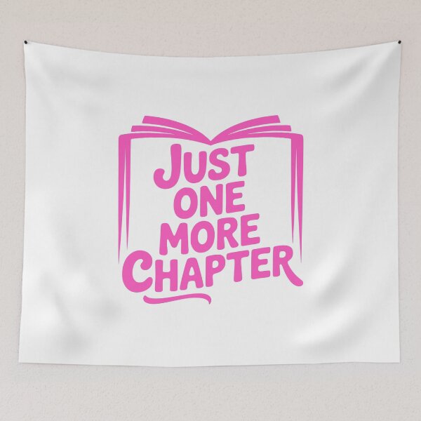 Item preview, Just One More Chapter! Pink Reader designed and sold by PMCreative.