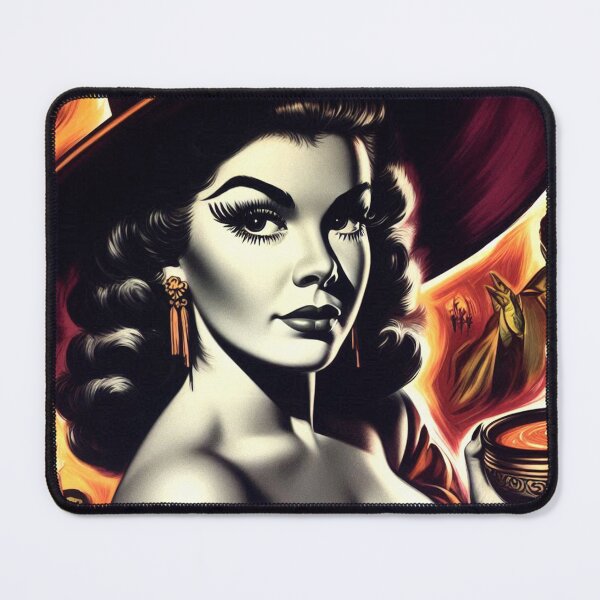 Item preview, Cute Retro Witch designed and sold by PulpVintage.