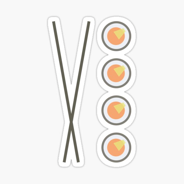 Geometric Sushi Sticker