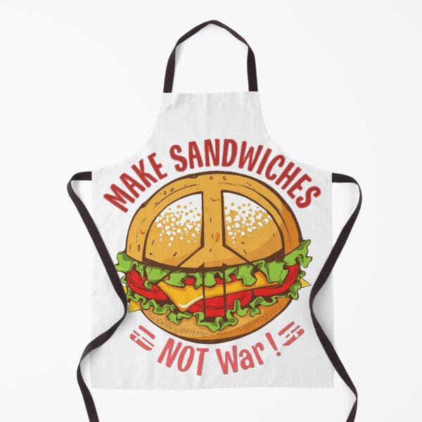 Item preview, Make Sandwiches Not War – Peace Sign Protest Food Art designed and sold by jelonkaa.