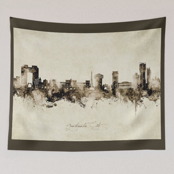 Aperçu de l'œuvre Horizon de la ville de Guatemala Guatemala créée et vendue par ArtPrints.