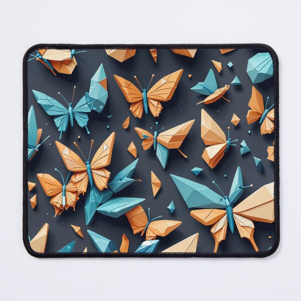 Item preview, Geometric Origami Butterfly Seamless Pattern designed and sold by TenraDesign.