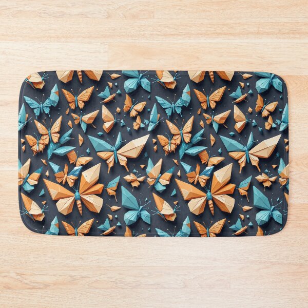 Item preview, Geometric Origami Butterfly Seamless Pattern designed and sold by TenraDesign.