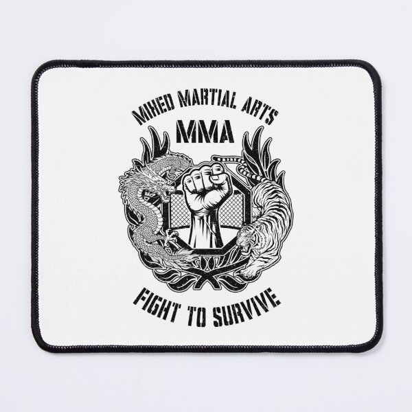 Item preview, MMA Mixed Martial Arts Cage Dragon Fist Tiger BJJ Fighter designed and sold by GrandeDuc.