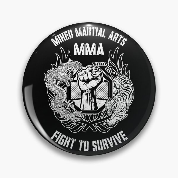 Item preview, MMA Mixed Martial Arts Cage Dragon Fist Tiger BJJ Fighter designed and sold by GrandeDuc.