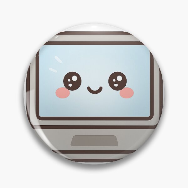 Item preview, Kawaii Laptop – Cute Computer Chibi designed and sold by Meow-WoofDesign.