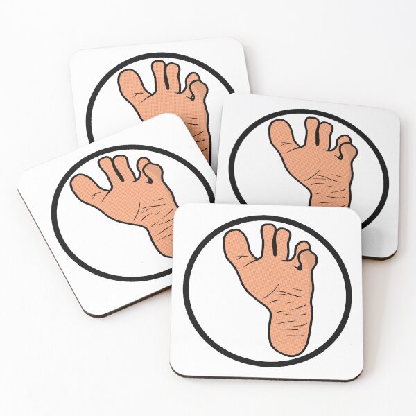 Item preview, Spread Toes Badge designed and sold by SolefulStickers.