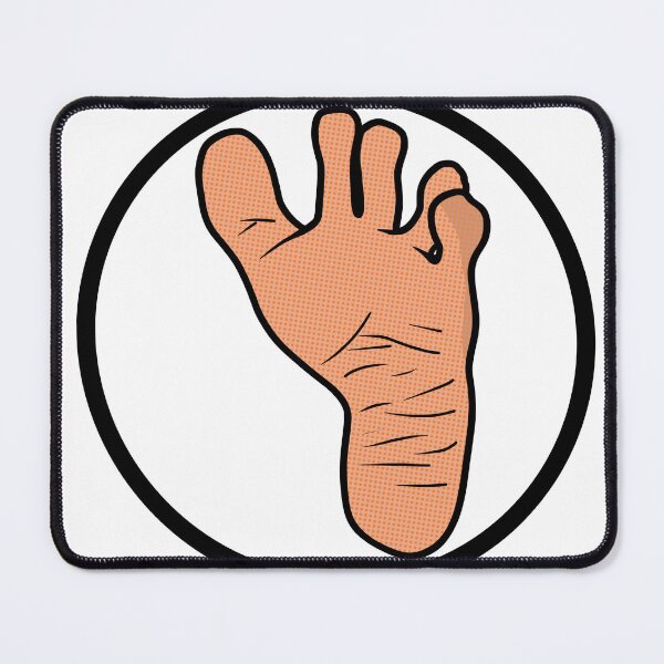 Item preview, Spread Toes Badge designed and sold by SolefulStickers.