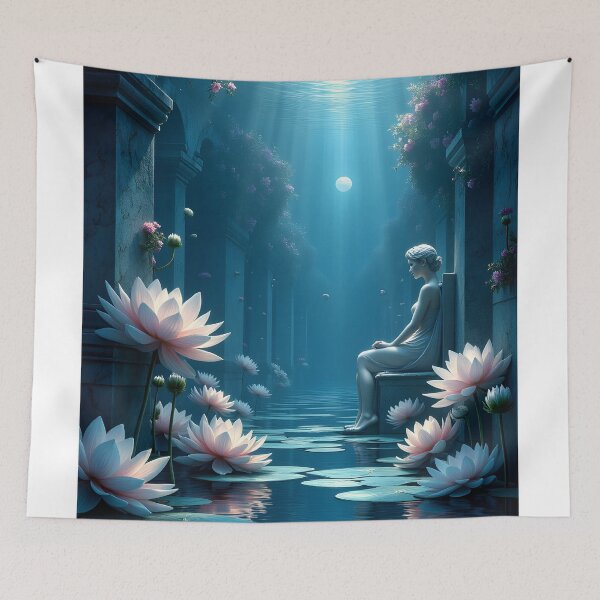 Item preview, Serenity in the Enchanted Ruins designed and sold by oanaunciuleanu.