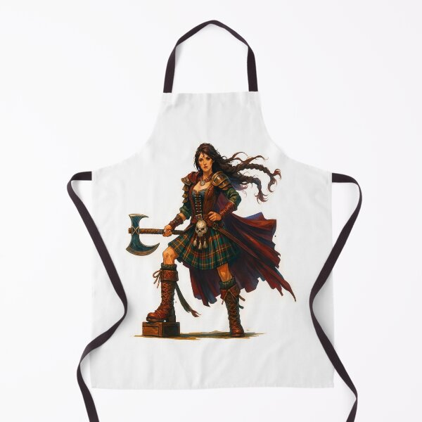 Item preview, Celtic Warrior Woman – Fantasy Highland Fighter Art designed and sold by CelticSoulShop.