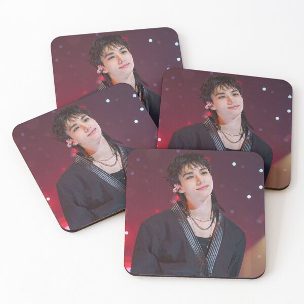 Item preview, Hyunjin boyfriend cute hug blue Stray Kids CEREMONY hyunpic magazine cover photocard karma dominATE ethereal SKZ kpop designed and sold by Kpop-Noona.