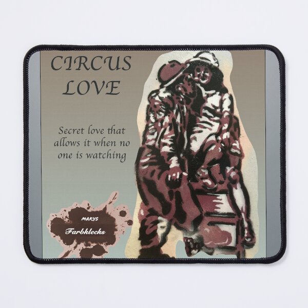 Item preview, Portrait of a circus couple designed and sold by marysfarbklecks.