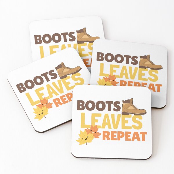 Item preview, Boots, leaves, repeat autumn accessories designed and sold by MerchbvyTodd.