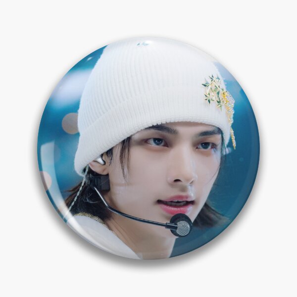 Item preview, Hyunjin boyfriend cute hug blue Stray Kids CEREMONY hyunpic magazine cover photocard karma dominATE ethereal SKZ kpop designed and sold by Kpop-Noona.