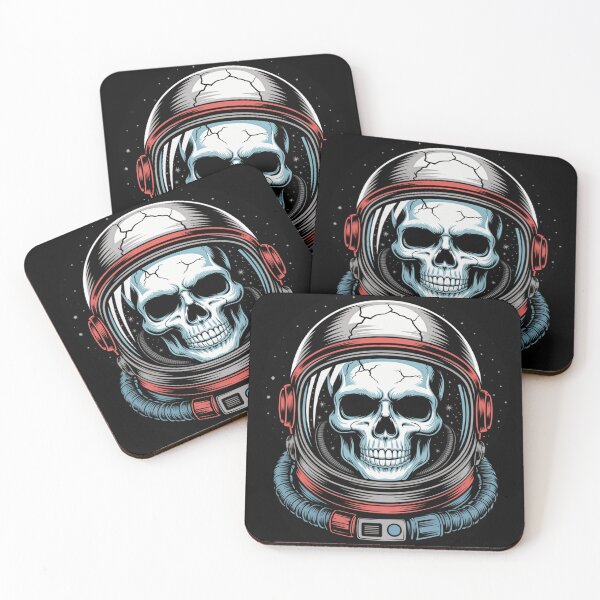 Item preview, Haunted Space Ghost Astronaut - Dead Astronaut Skull in Astronaut Helmet designed and sold by YourSocialBae.