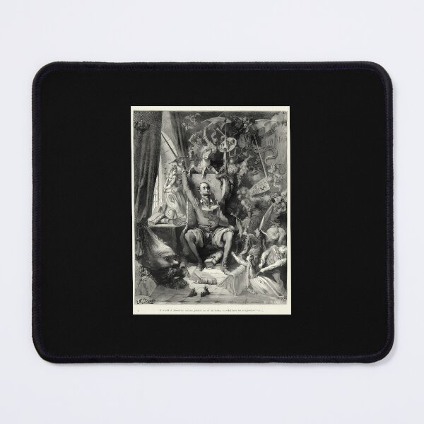 Item preview, Don Quixote In His Library designed and sold by stoccokalert.